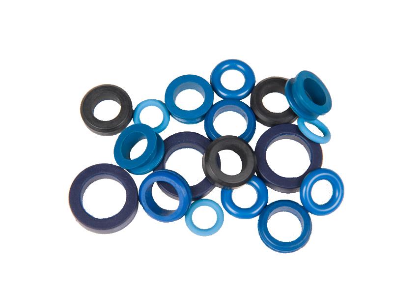 Fuel Injector Clinic Lower Seal Kit w/ Viton Lower Seals - Fits FIC Fuel Injectors Part# 126 - Fits Sizes 750cc/min thru 1120cc/min and 1800cc/min - Choose this Seal Kit if the Number Scribed on Your Injector Ends in "K SLK126X4-K