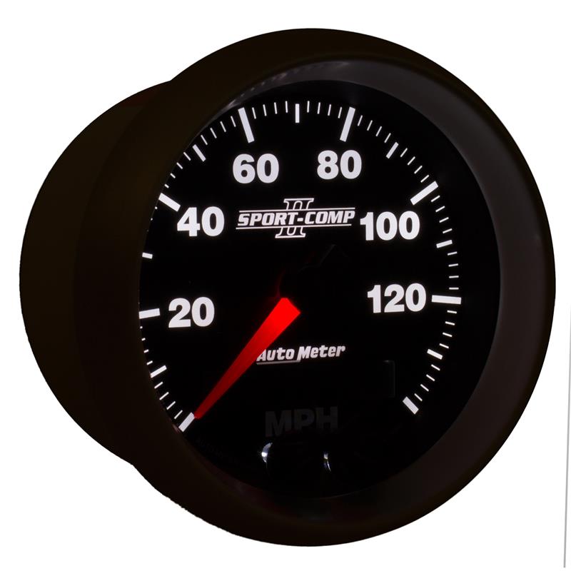 Auto Meter Sport-Comp II Series - GPS Speedometer - Electric, Digital Stepper Motor Movement - Incl Light Covers 3680