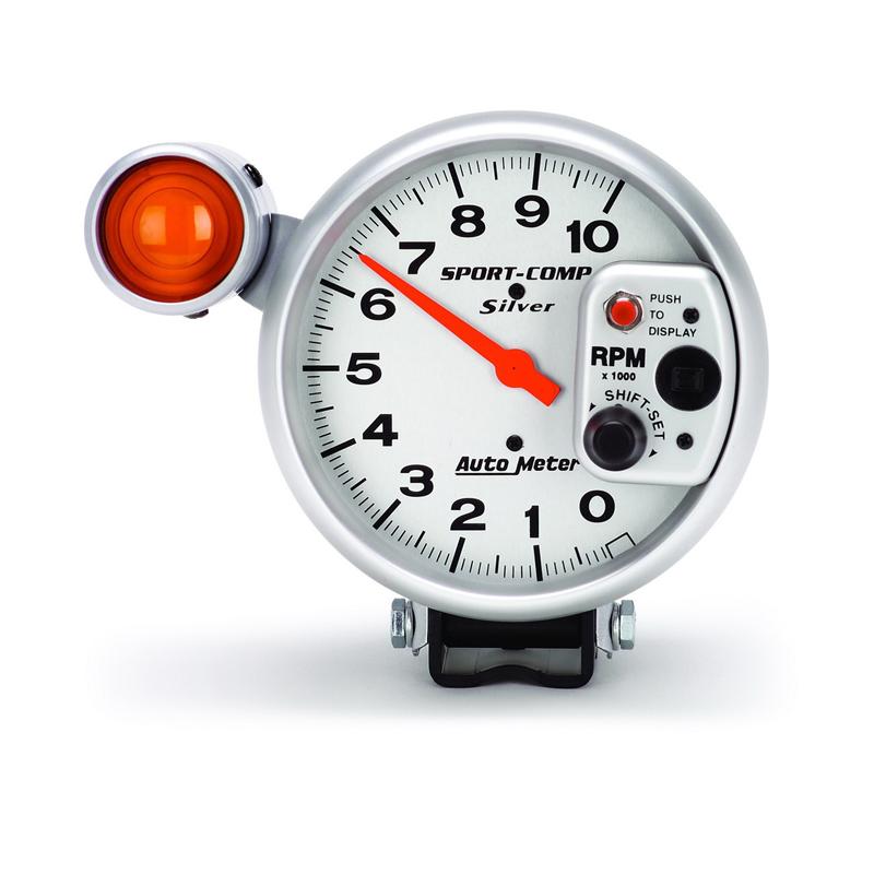 Auto Meter Ultra-Lite Series - GPS Speedometer - Electric, Air-Core Movement - Incl Sensor Unit 5283 - Incl Bulb & Socket 3220 - Incl Light Covers Red 3214 & Green 3215 - Incl Mounting Hardware Bracket Included 4481-M