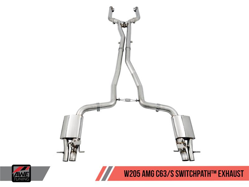 AWE Tuning SwitchPath Exhaust System - w/o Tips 3025-31034