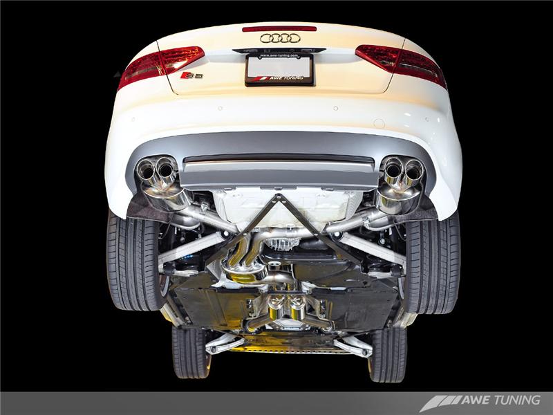 AWE Tuning Touring Edition Exhaust System - w/ Non-Resonated Downpipes 3415-43042