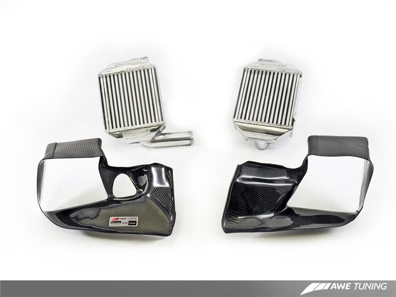 AWE Tuning Carbon Fiber Intercooler Shrouds - Shrouds Only, Set of Two 4510-11042