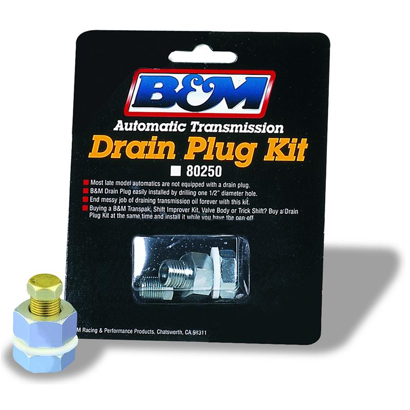 B&M Racing Transmission Drain Plug Kit 80250