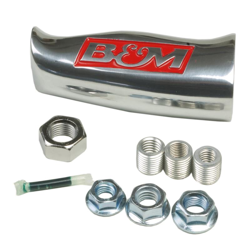 B&M Racing Aluminum T-Handle Knob - Fits SAE 1/2" -20, 3/8" -24, 3/8-16, 5/16" -18 Thread 80641