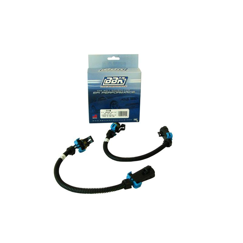 BBK Performance O2 Sensor Wire Extension Harness - OEM Style Factory Connectors - Direct Plug-In - Additional Require S550 Exhaust Hardware Included - To Be Used w/PN[1633/16330][1856/18560] 16332