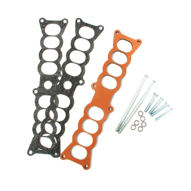 BBK Performance Phenolic Manifold Spacer Kit - 3/8in Thick - Incl Gaskets - Incl Bolts/Hardware - For Factory Ford 302/351w Manifold 1508