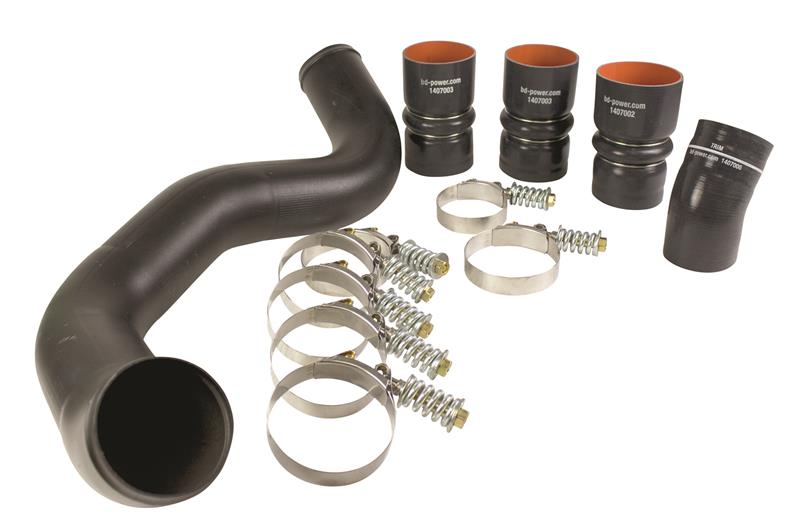 BD Diesel Intercooler Hose/Clamp Kit - Incl. Intake Pipe 1047034