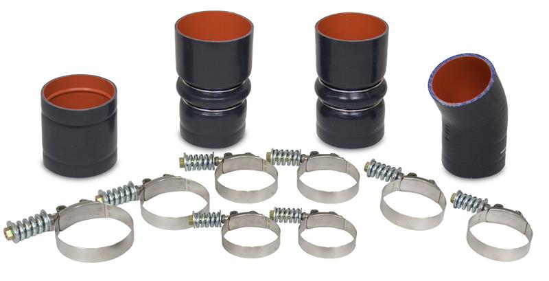 BD Diesel Intercooler Hose/Clamp Kit - Withstands Over 100 psi - Stainless Steel T-Bar Clamps 1047035