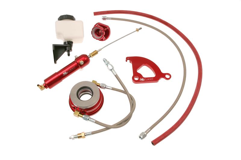 McLeod Racing Throwout Bearing Conversion Kit - w/ External Slave Cylinder & Qwik Disconnect Lines 14-326