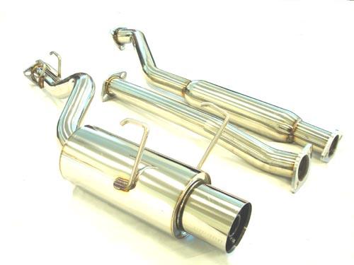 Megan Racing Drift Spec Catback - w/ Removable Double-Layer Silencer - Built-In Resonator MR-CBS-P3