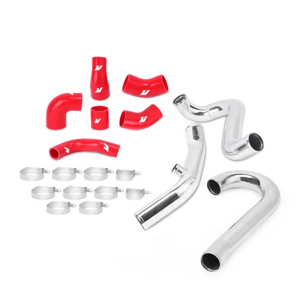 Mishimoto Lower Intercooler Pipe Kit - Hose at Intercooler to Hose at Turbo MMICP-EVO-01LRD