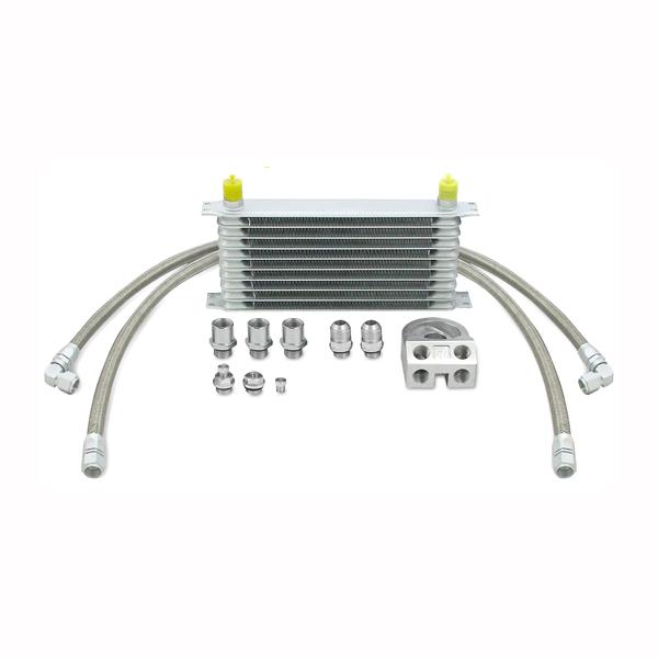 Mishimoto Oil Cooler Kit - Thermostatic - Incl Mounting Hardware MMOC-GEN4-10T