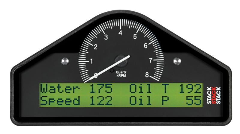 STACK Action Replay Dash Display - PSI, Fahrenheit, MPH ST8100AR-I
