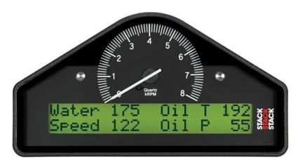 STACK Mult-Function Display Logger - Drag Racing - Includes Sensor Unit ST493, ST269512 - Incl Wire Harness ST872-925, ST269528, ST877, ST918022, ST918024 ST269601