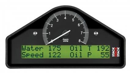 STACK Multi-Function Dash Display Logger (MFD) - Includes Sensor Unit ST543, ST670 - Incl Wire Harness ST872-925, ST918020 qty. 2, ST918021 qty. 2, ST918022 qty. 2, ST877, ST918024 ST8916S-I