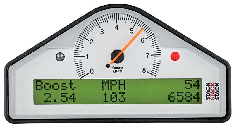 STACK Street Boost Dash Display - BAR, Celsius, KM/H ST8110SR-C-E