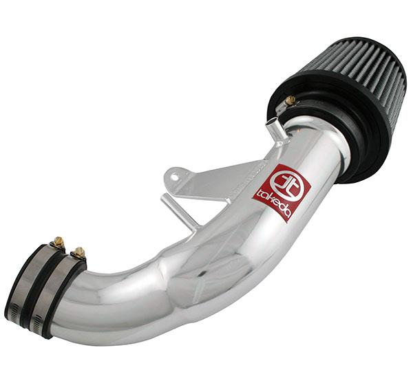 Takeda Stage-2 Pro DRY S Air Intake System - Incl. Dual Air Filter - Dual Clear Coat Polished Aluminum Tubes - Couplers - Hardware - +6 HP/+7 Lbs. x Ft. Torque TR-3005P