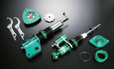 TEIN Super Racing Coilover Kit - Camber/Caster Adjustable Front Upper Mount - Pillowball Rear Upper Mount - EDFC Compatible - For use with EDFC Motor Kit EDK05-12120 & EDK05-12120 DSH64-81LS1