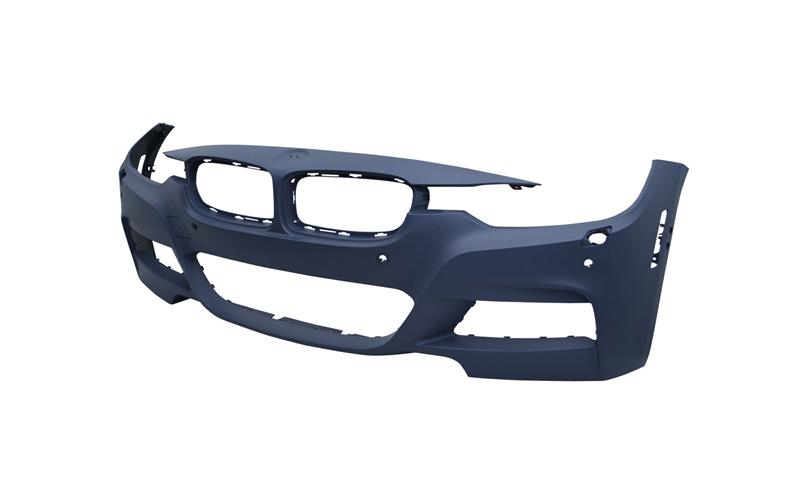 Vaero C63 Look Front Bumper - 1 Piece - For Use w/ OEM C63 or Complete C63 Conversion Kit 109855