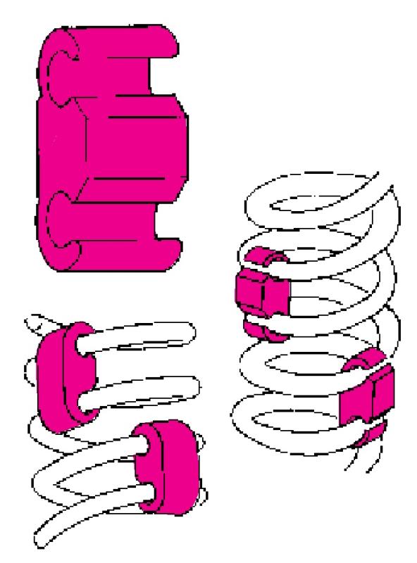 SPC Performance Coil Spring Stabilizer - Regular Unit - For.63in Coil Springs 24960