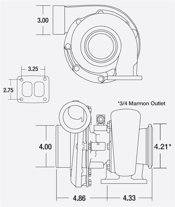 BorgWarner S300SX3 Complete Turbo 177281