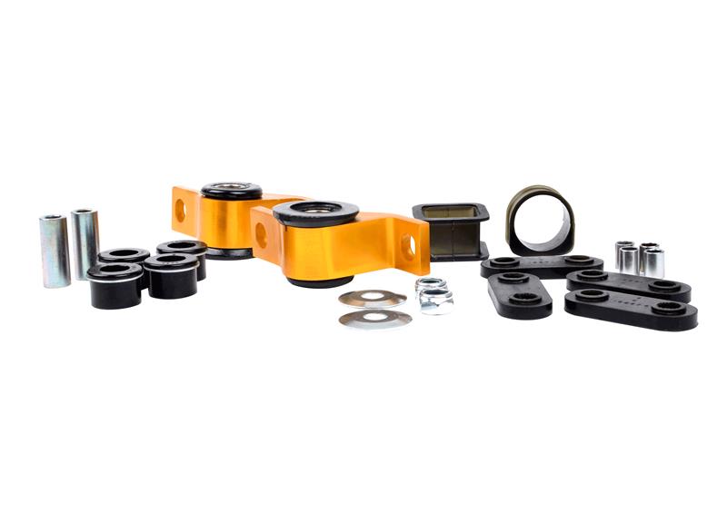 Whiteline Elastomer Bushings - Crossmember - Mount Insert - Positive Traction Kit - Inserts Only - Locks Subframe to Body KDT910