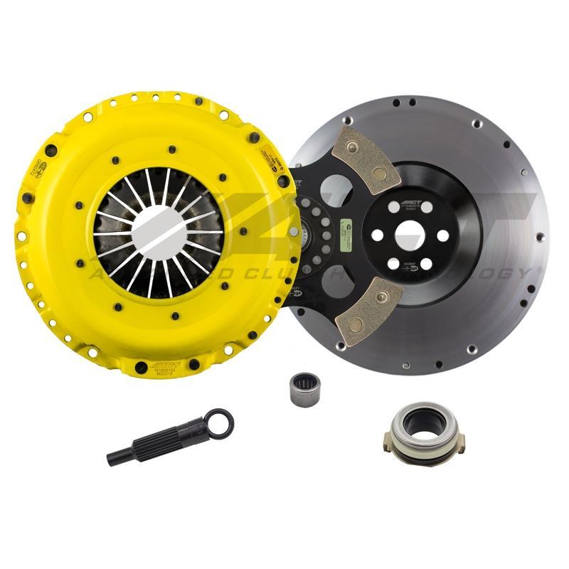 ACT XT Clutch Kit - 4 Puck Solid Disc (R4) - Conversion kit. Includes Streetlite Flywheel ZX5-XTR4