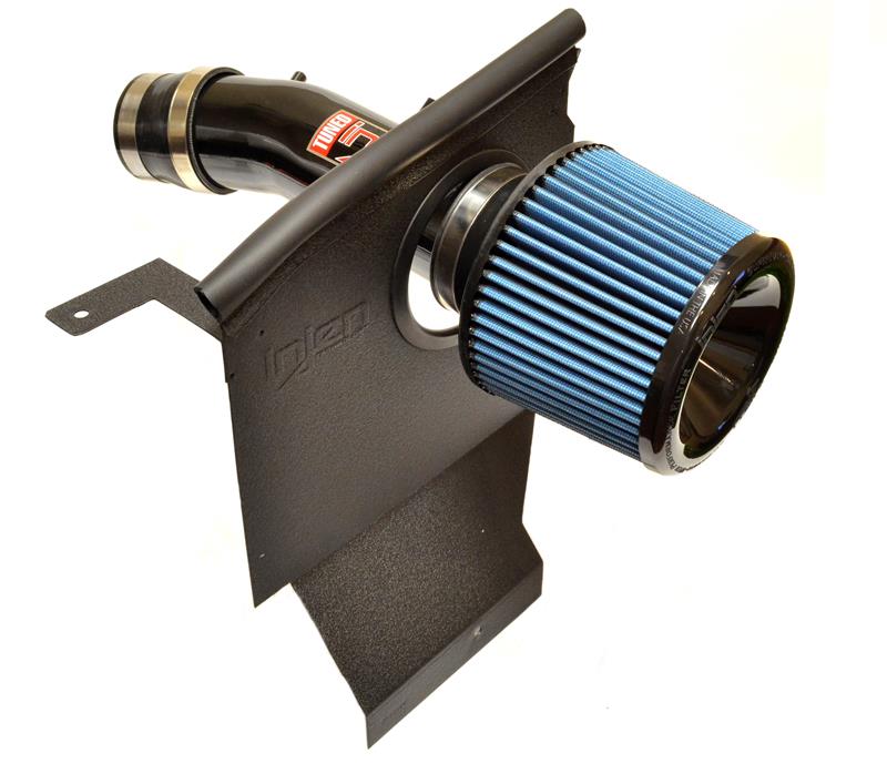 Injen SP Series Short Ram Air Intake System - Incl. Tubing/Nano-Fiber Dry Filter/Hardware/Instruction - w/MR Technology - Functional Heatshield - HP Gains +8.0 HP/Torque Gains +7.0 ft. lbs. - Off-Road Use Only SP2025BLK