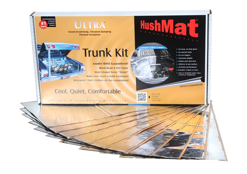 HushMat Ultra Insulating/Damping Material Trunk Kit - Includes 10 Pads 10301