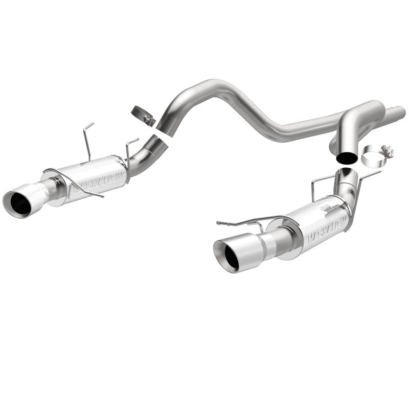MagnaFlow Competition Series - Stainless Cat-Back Exhaust - Dual Split Rear Exit 15590