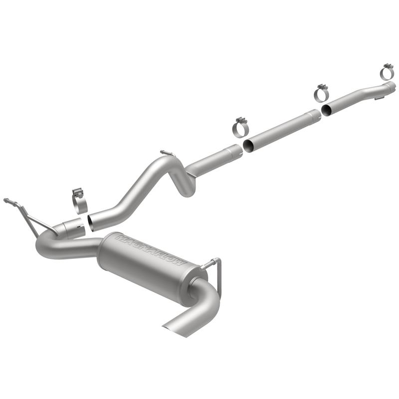 MagnaFlow Competition Series - Stainless Cat-Back Exhaust - Single Straight Passenger Side Rear Exit 16391