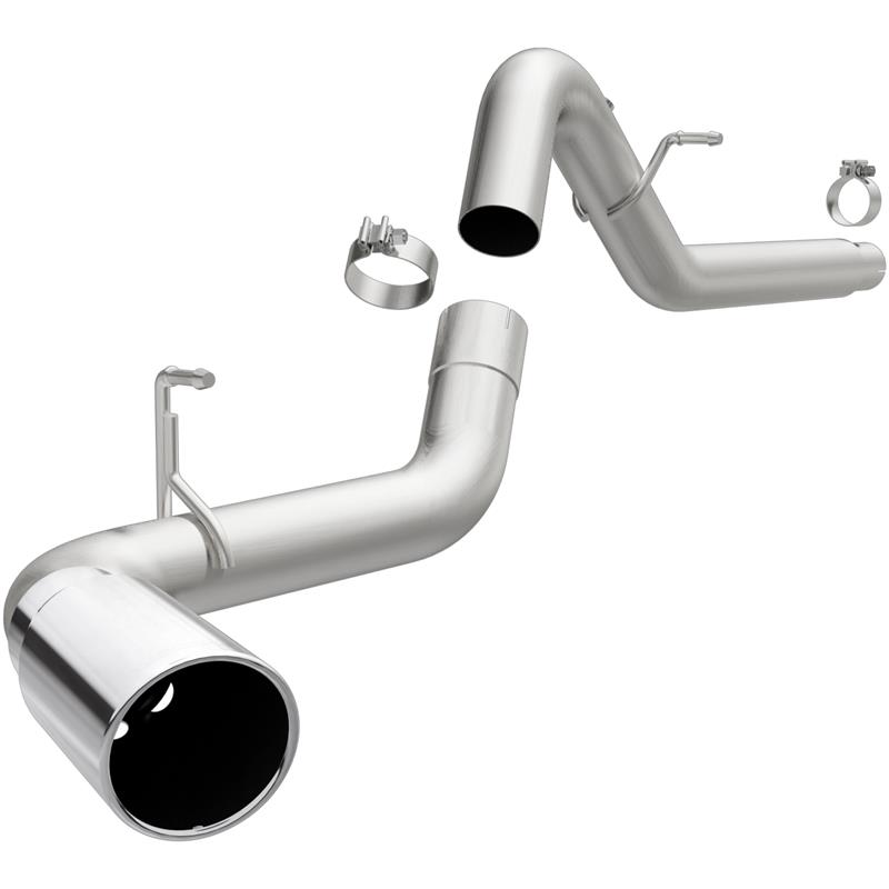 MagnaFlow MF Series - Stainless Cat-Back System - Single Straight Passenger Side Rear Exit 19310