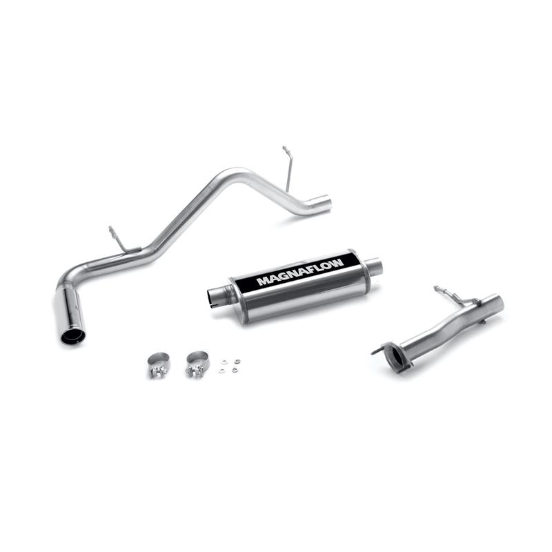 MagnaFlow MF Series - Stainless Cat-Back Exhaust - Single Passenger Side Rear Exit 15844