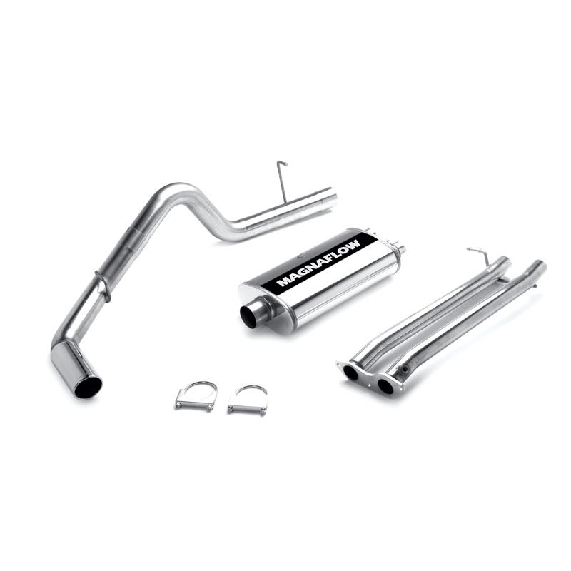 MagnaFlow MF Series - Stainless Cat-Back Exhaust - Single Passenger Side Rear Exit 15602