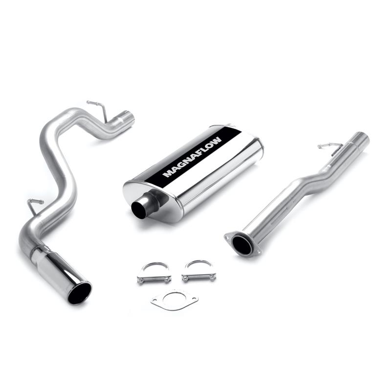 MagnaFlow MF Series - Stainless Cat-Back Exhaust - Single Passenger Side Rear Exit 15700