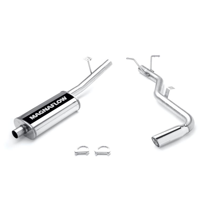 MagnaFlow MF Series - Stainless Cat-Back Exhaust - Single Driver Side Rear Exit 15867