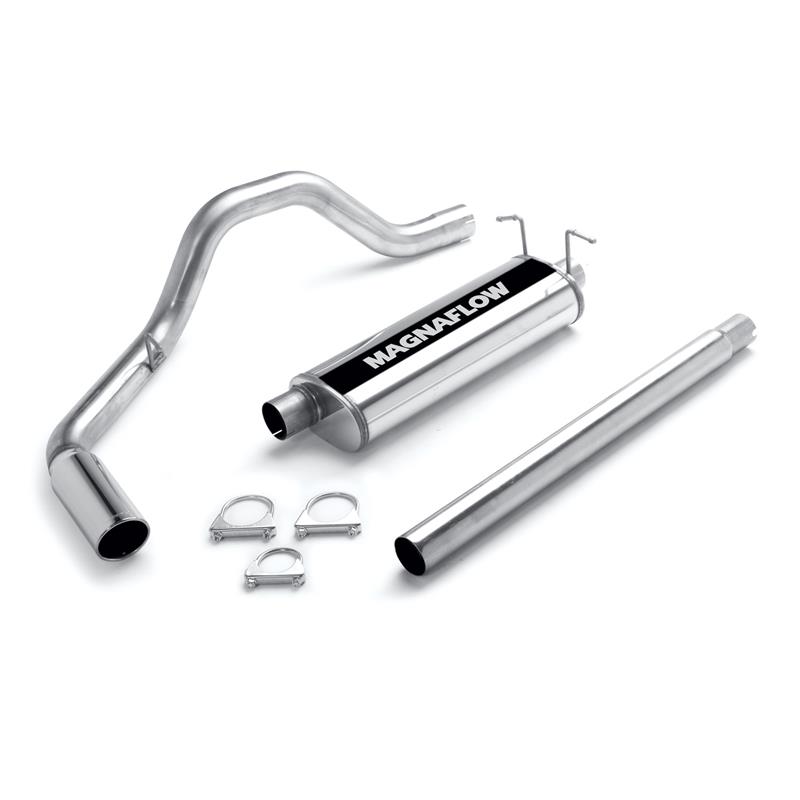 MagnaFlow MF Series - Stainless Cat-Back Exhaust - Single Passenger Side Rear Exit 15609