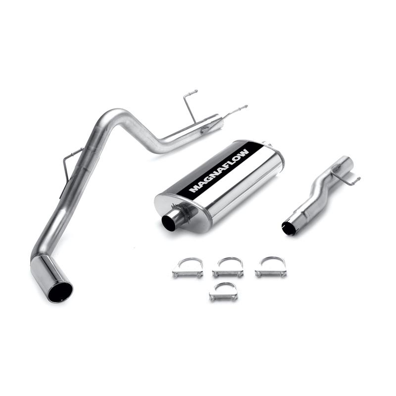 MagnaFlow MF Series - Stainless Cat-Back Exhaust - Single Passenger Side Rear Exit 15740
