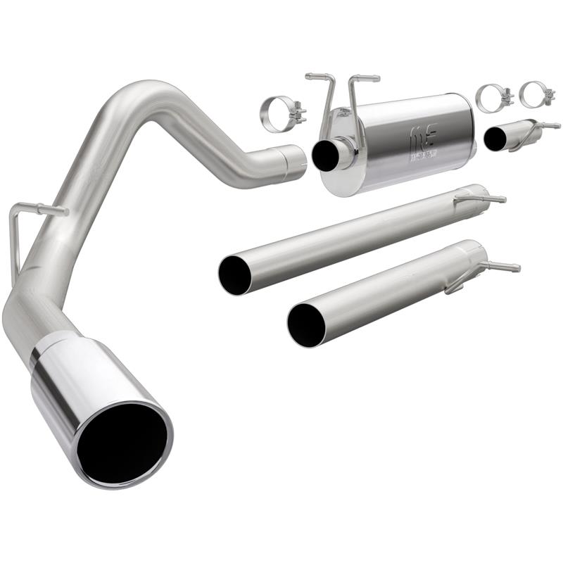 MagnaFlow MF Series - Stainless Cat-Back Exhaust - Single Passenger Side Rear Exit 15869