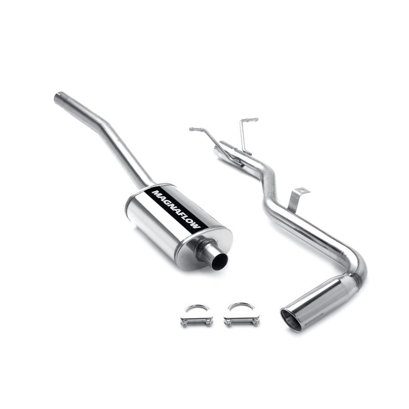 MagnaFlow MF Series - Stainless Cat-Back Exhaust - Single Driver Side Rear Exit 15866