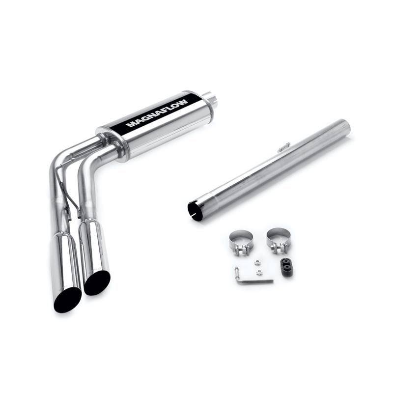 MagnaFlow MF Series - Stainless Cat-Back Exhaust - Dual Same Side Before Passenger Rear Tire Exit 16701