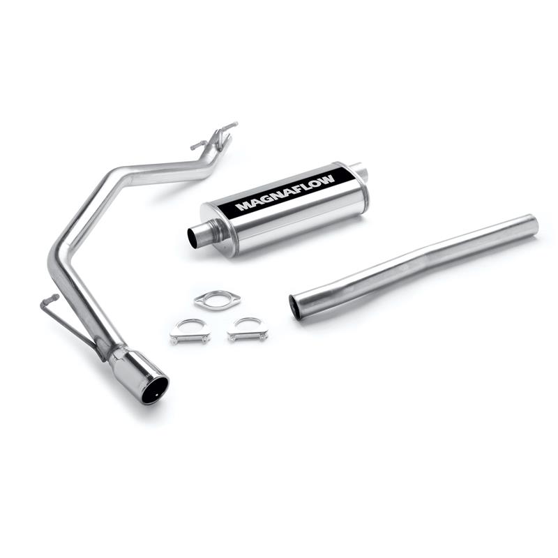 MagnaFlow MF Series - Stainless Cat-Back Exhaust - Single Passenger Side Rear Exit 15696