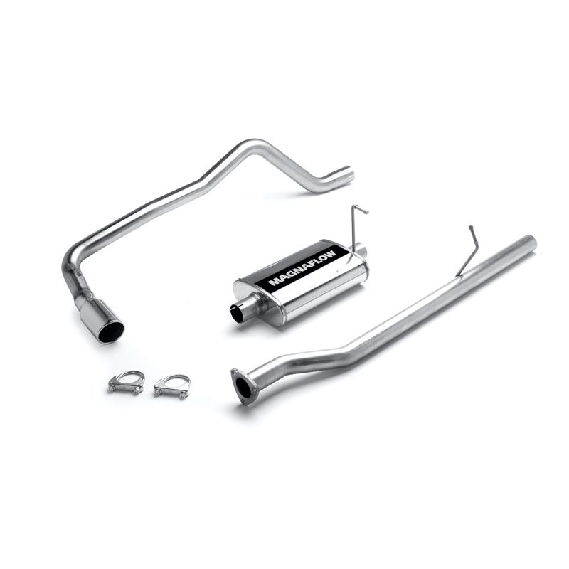 MagnaFlow MF Series - Stainless Cat-Back Exhaust - Single Passenger Side Rear Exit 15662