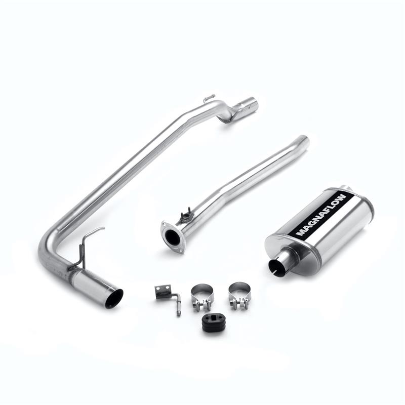 MagnaFlow MF Series - Stainless Cat-Back Exhaust - Single Passenger Side Rear Exit 15810