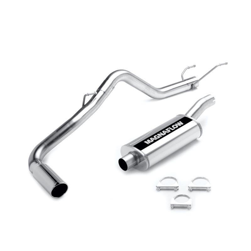 MagnaFlow MF Series - Stainless Cat-Back Exhaust - Single Passenger Side Rear Exit 15862