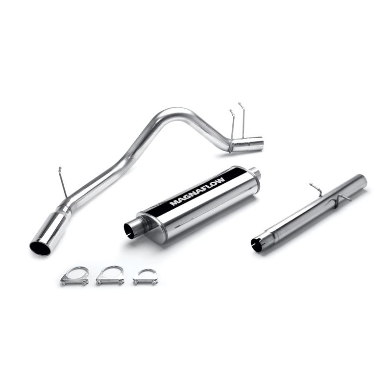 MagnaFlow MF Series - Stainless Cat-Back Exhaust - Single Passenger Side Rear Exit 15612