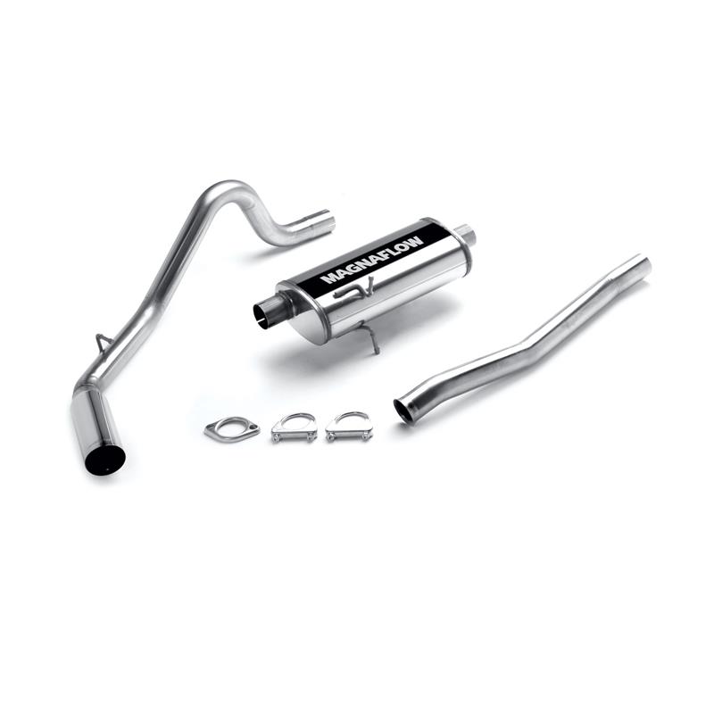 MagnaFlow MF Series - Stainless Cat-Back Exhaust - Single Passenger Side Rear Exit 15679
