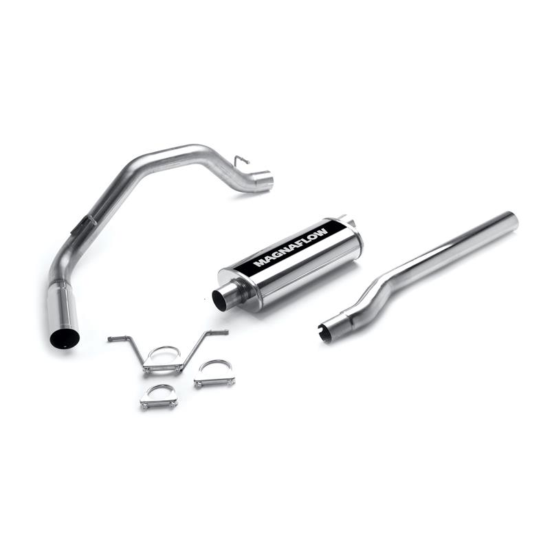 MagnaFlow MF Series - Stainless Cat-Back Exhaust - Single Passenger Side Rear Exit 15611