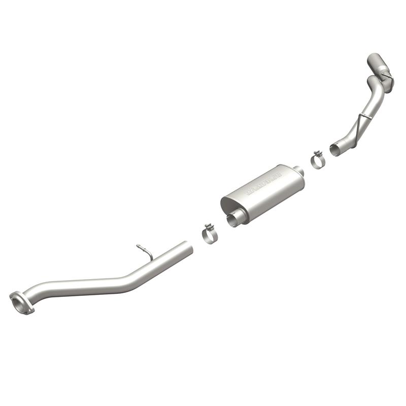 MagnaFlow MF Series - Stainless Cat-Back Exhaust - Single Passenger Side Rear Exit 15617