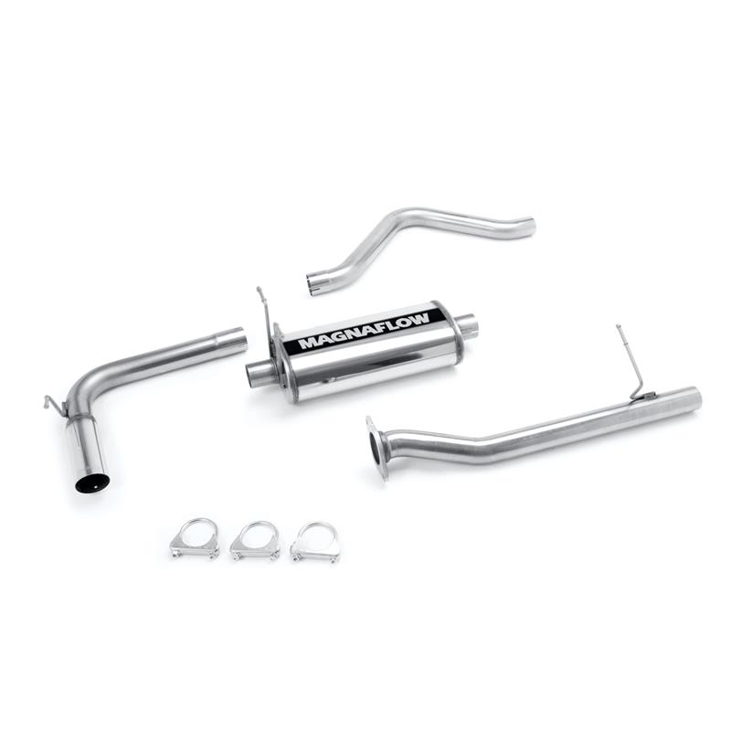 MagnaFlow MF Series - Stainless Cat-Back Exhaust - Single Passenger Side Rear Exit 15661